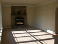 Photo of fireplace.
